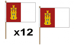 Castilla-La Mancha Hand Flags